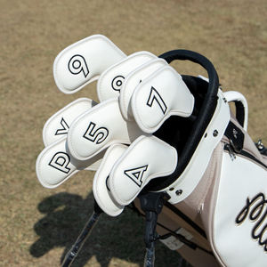 High Quality Pu Leather Golf Iron Headcover Embroidery Custom Golf Iron <b>Cover</b> Set - Product Image 4