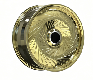 Rines de Aleación Cóncavos Forjados JUWA en Oro, de 16-24 Pulgadas, 5x112, 4x4, Ajuste Universal para Reequipamiento/Actualización - Product Image 2