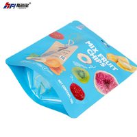 Fabriek Prijs Custom Pet Mylar Ziplock Bag Hersluitbare Plastic Heat Seal Voor Fruit Chips Koffie Sushi Verpakking Stand Pouch