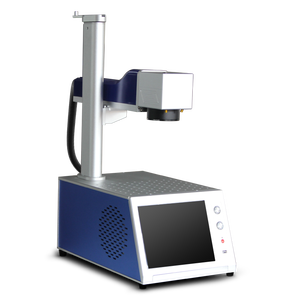 Mesin penanda Laser serat komputer Build-in, pengukir logam dengan pengukir logam plastik PVC baja tahan karat 20W 30W 50W - Product Image 4