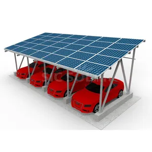 Solar Carport Racking Solar Aluminum Parking Structure PV Solar Carport Mounting System PV Carport