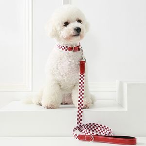 Collar de perro de algodón clásico de estilo británico ajustable, poliéster de lujo, a la moda estampado a cuadros, los últimos accesorios para perros - Product Image 1