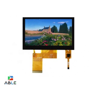 Módulo de Pantalla LCD HMI de 4.3 Pulgadas, 480x272 IPS RGB, 40 Pines, 500cd/m2, TFT LCD, Táctil Capacitivo, Interfaz I2C, para la Industria Médica - Product Image 2