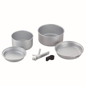 Ensemble de cuisine de camping portable pour l'extérieur, en aluminium léger, multifonctionnel, pour la randonnée, le pique-nique et les voyages - Product Image 1
