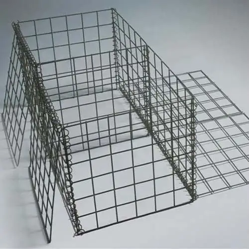 1x1x1m Galvanized welded wire mesh gabion/ Basket for garden gabion mesh