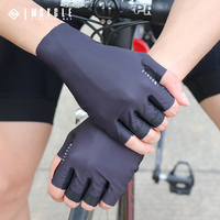 Mcycle Gants à doigts courts à coupe libre Coupe laser Anti-choc Demi-doigt Gants de cyclisme pour VTT Route