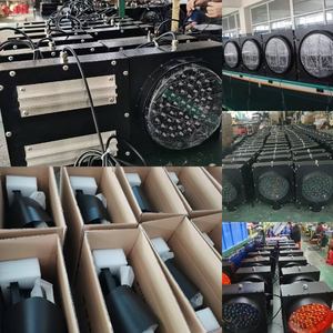 Hochleuchtende Gelbe Solarbetriebene Verkehrssicherheits-Warnleuchten >1000m Sichtbarkeit IP65 Wasserdicht Hohe Intensität - Product Image 3