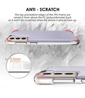 Coque arrière transparente fine et élégante pour Samsung Galaxy S6 S8 S10 S20 Note 9 10 Plus Edge S21+ S21 Ultra S20 Fe 5G