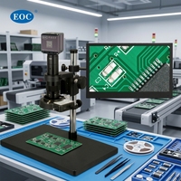 Caméra de microscope d'inspection SMT pour PCB HD 2K EOC 10-600X OEM pour usines d'électronique au Vietnam, en Thaïlande et en Malaisie - Vente en gros
