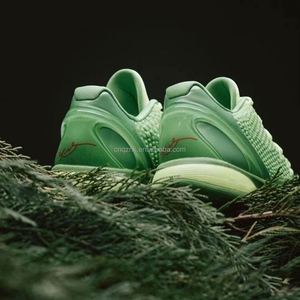 Zapatillas Deportivas de Baloncesto para Hombre Bryant 6 Protro, Nuevas, de Alta Calidad, Disponibles en Tienda, Color Rojo/Verde - Product Image 4