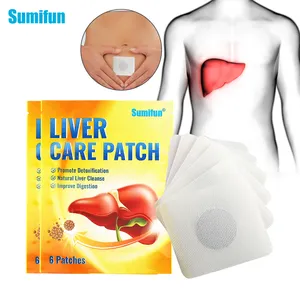 Hot Sumifun Leververzorgingspleisters Leverreiniging Body Detox Sticker Bevorderen Spijsvertering Massage Spots Oem Odm
