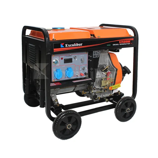 Excalibur polonesa s4000de quadro aberto gerador diesel 3000w para o mercado da europa