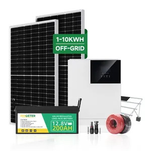 Inversor híbrido off grid, sistema solar elétrico, 5kw, 48v, inversor dc, sistema de uso doméstico, novo design