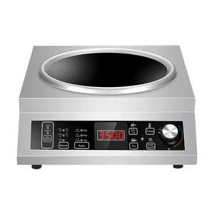 Thương mại điện chảo cho Bếp cảm ứng 3500 Wát thép không gỉ hồng ngoại Nồi đơn Burner Fry CE ETL cho <span class=keywords><strong>UL</strong></span> chứng chỉ - Product Image 2