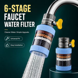 <span class=keywords><strong>Filtro</strong></span> per Acqua Universale Moderno in ABS <span class=keywords><strong>con</strong></span> 6 Stadi di Filtrazione per Lavello da Cucina e Accessori per Rubinetti - Fornitura all'Ingrosso - Product Image 1