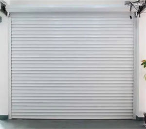 <span class=keywords><strong>Porte</strong></span> à enroulement automatique en aluminium <span class=keywords><strong>avec</strong></span> télécommande, moteur, capteur photoélectrique de sécurité anti-collision, personnalisable - Product Image 3