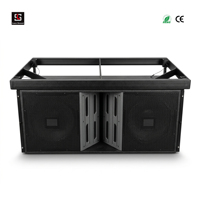 Enceinte Line Array 3 voies passive double 15 pouces 132dB 138dB 142dB SPL 45Hz-18KHz professionnelle 76kg pour concerts, tournées et location
