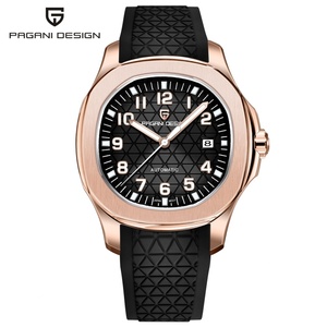 นาฬิกาข้อมือผู้ชาย PAGANI DESIGN รุ่น PD-YS031 สีทอง หรูหรา เครื่องจักรกลอัตโนมัติ กระจกแซฟไฟร์ AR กันน้ำ เรืองแสง ของขวัญสำหรับผู้ชาย - Product Image 1