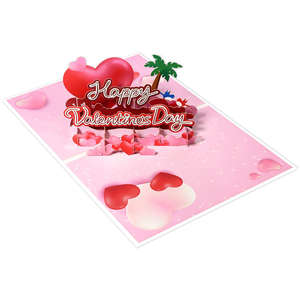 Tarjeta de Felicitación 3D Personalizada Hecha a Mano con Impresión UV de 4 Colores, Laminación Mate, Grabado Láser y Diseño Personalizado - Product Image 2