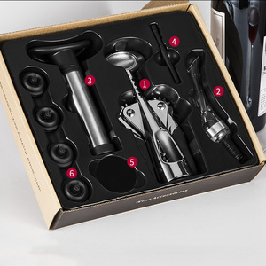 5pcs bơm hút chân không rượu Stopper Kit cánh corkscrew Bộ - Product Image 5