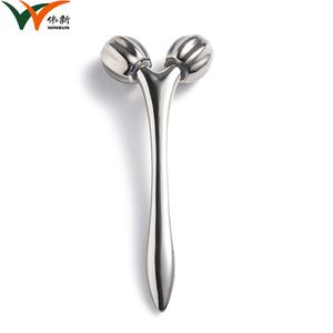 Rodillo de Masaje Facial Metálico Plateado Personalizado Promocional - Product Image 6