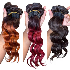 Letsfly ผมแท้แบบ Body Wave สีธรรมชาติ น้ำหนัก 50 กรัม ความยาว 16 นิ้ว ผมแท้ 100% แบบเส้นต่อผม 20 ชิ้น จัดส่งฟรี - Product Image 1