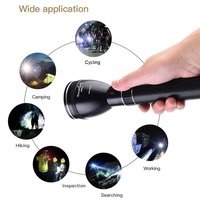 TANK007 A602L Lampe de poche d'extérieur Super lumineuse Torche longue portée Linternas Led Haute luminosité Torche rechargeable