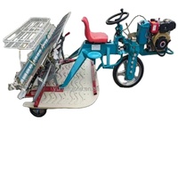 Transplanteur de riz à trois roues Yuming ZGS-6T de haute qualité, à essence, avec boîte de vitesses, fabrication chinoise précise et uniforme, 8/6 rangs