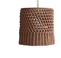 JNC-Abat-jour suspendu en macramé, lampe moderne suspendue, pour salon, chambre, dortoir, anniversaire, mariage