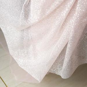 قماش شبكي فاخر لفساتين الزفاف 2026 مع نسيج تول لامع وبراق للملابس الزفافية - Product Image 4