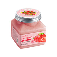 Crema Corporal Exfoliante Natural y Orgánica de Frutas para Eliminar Células Muertas, Blanqueadora, Exfoliante, Limpieza Profunda, Piel Clara, Reutilizable