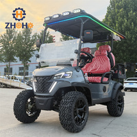 Nouvelle voiturette de golf électrique à 4 roues populaire, buggy des dunes pour passagers avec batterie au lithium, 4 places, vitesse de 30 à 50 km/h, autonomie de 90 km