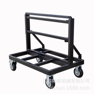 <span class=keywords><strong>Chariot</strong></span> de transport de verre portable à 4 roues avec roulettes pivotantes, <span class=keywords><strong>chariot</strong></span> à main pliable pour un transport facile dans les ateliers - Product Image 2