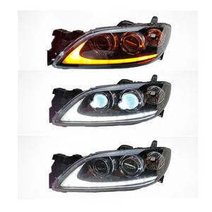 Par de Faros Delanteros LED de 3 Leds con Intermitentes y Luces de Circulación Diurna, Luz Alta/Baja, 12V, 1 Año de Garantía, 2006-2012 - Product Image 1