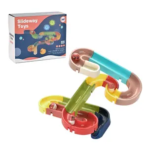 New Arrival Plastic Pipes Building Duck Track Bath Toys Set For Kids