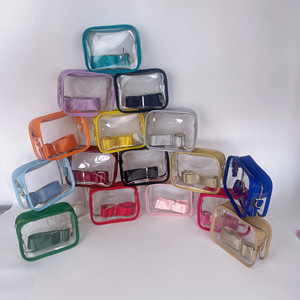 Borsa a <span class=keywords><strong>Tracolla</strong></span> Trasparente, <span class=keywords><strong>Mini</strong></span> Borsa Messenger Personalizzata con Stampa di Lettere, Borsa da Stadio in PVC Trasparente alla Moda - Product Image 3