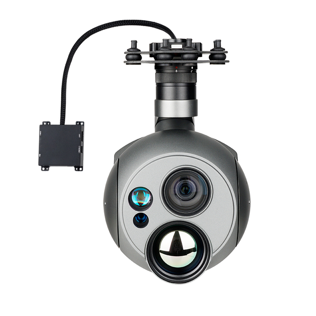 Q40TIRM-HD Triple Sensors Gimbal Camera with 40x Optical Zoom EO and 1280*1024 IR Thermal