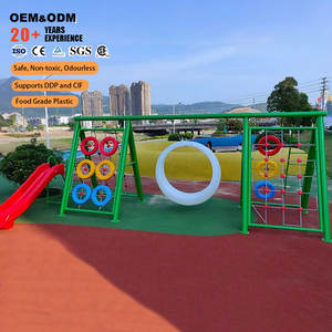 Attrezzatura Multifunzionale per Parco Giochi all'Aperto, Altalena e Scivolo per Bambini, Set Altalena <span class=keywords><strong>in</strong></span> Metallo - Product Image 2