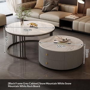 <span class=keywords><strong>Table</strong></span> <span class=keywords><strong>basse</strong></span> moderne nordique minimaliste de luxe, haute résistance, durable, idéale pour les objets lourds et les petits appartements – Meilleur rapport qualité-prix - Product Image 4