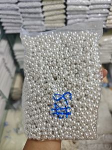 Perle in Plastica ABS Effetto Perla da 0,5 kg, Perline Sciolte Lucide da Negozio Cinese all'Ingrosso per Creazione di Gioielli, Accessori Decorativi per Braccialetti di Moda - Product Image 5