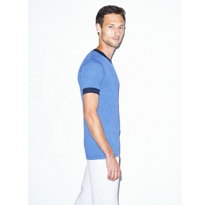 T-Shirt manches courtes col ras du cou pour homme, modèle basique, grande taille, avec épaules tombantes, 100%, en coton - Product Image 2