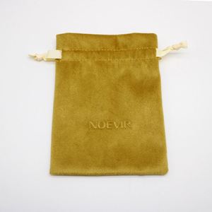 Pochette en velours anti-poussière avec cordon de serrage, logo personnalisé, mini, pour l'emballage de bijoux et le rangement d'objets anciens - Product Image 4