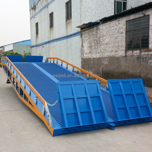 Di động thủy lực xe nâng đoạn đường nối 12 tấn tải <span class=keywords><strong>Dock</strong></span> đoạn đường nối động cơ xe kênh thép kim cương lưới có thể được mạ kẽm - Product Image 2