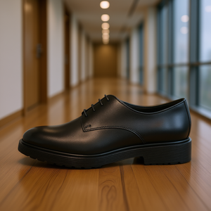 Scarpe Eleganti Cinzia in Morbida Pelle Oxford Nera per Uomo - Product Image 3