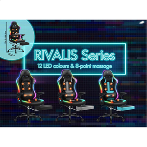 <span class=keywords><strong>Chaise</strong></span> de jeu professionnelle <span class=keywords><strong>personnalisée</strong></span> avec <span class=keywords><strong>coussin</strong></span> de massage pour la détente et l'aménagement de poste de joueur - Product Image 3