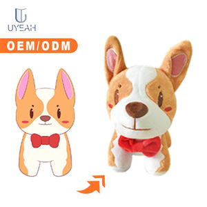 OEM yeni özelleştirmek sevgililer günü kuzu pug köpek peluş dolması hayvan bebek oyuncak gerçek bakmak isteğe özel peluş oyuncak corgi - Product Image 2