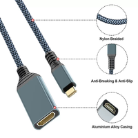Adaptateur USB C vers HDTV pour la maison et le bureau, 4K60Hz pour ordinateur portable