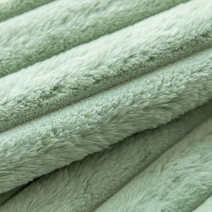 Cuscino Quadrato in Finta Pelliccia di Coniglio a Righe o Tinta Unita YuHe, Personalizzabile per Divano, <span class=keywords><strong>Letto</strong></span>, Ufficio e Camera da <span class=keywords><strong>Letto</strong></span> - Product Image 4