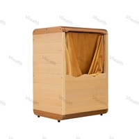 Sauna pour les pieds, spa sec chaud, masseur électrique pour les pieds, bois de pruche massif moderne, panneau de commande informatique