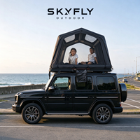 Tente de toit de voiture portable, pliable, légère, pour 2-3 personnes, voyage en plein air, fournisseur OEM personnalisé